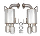 Hooker BH9301 Blackheart Axle-Back Exhaust System - Truck Part Superstore