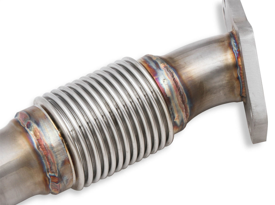 Hooker BH9307 Blackheart Up-Pipe; 2 in. Tubing; 304 Stainless Steel; 18-Gauge; w/Flex Joint; - Truck Part Superstore