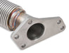 Hooker BH9307 Blackheart Up-Pipe; 2 in. Tubing; 304 Stainless Steel; 18-Gauge; w/Flex Joint; - Truck Part Superstore