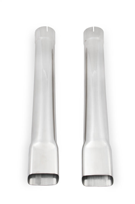 Hooker BHC303 Exhaust Tip Extension; 3 in. R/T/Super Bee Style; Polished Stainless Steel Tip; - Truck Part Superstore