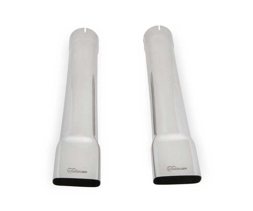 Hooker BHC303 Exhaust Tip Extension; 3 in. R/T/Super Bee Style; Polished Stainless Steel Tip; - Truck Part Superstore