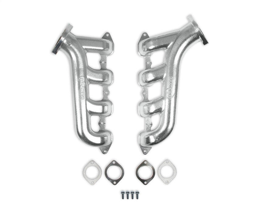Hooker BHS517 Hooker Exhaust Manifolds; Fits GM LT Swap Cast Iron; 2.5 in. Outlet; Silver; - Truck Part Superstore