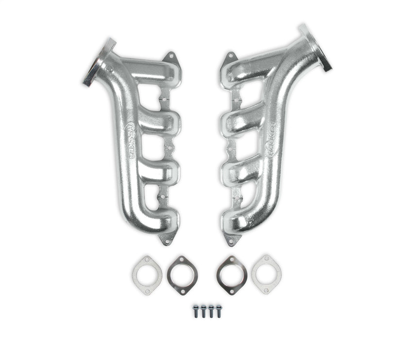 Hooker BHS517 Hooker Exhaust Manifolds; Fits GM LT Swap Cast Iron; 2.5 in. Outlet; Silver; - Truck Part Superstore