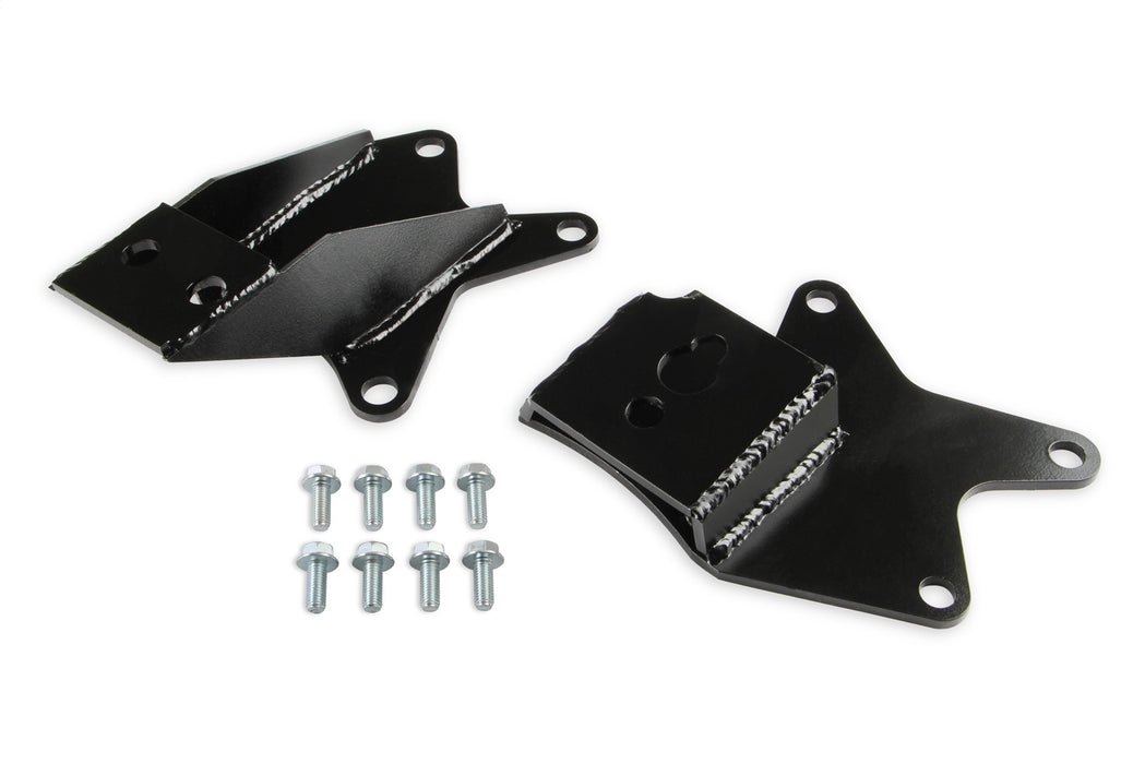 Hooker BHS531 Engine Mount Brackets; Fits w/1966-1972 Mopar B-Body Gen III Hemi Swap; Black; - Truck Part Superstore