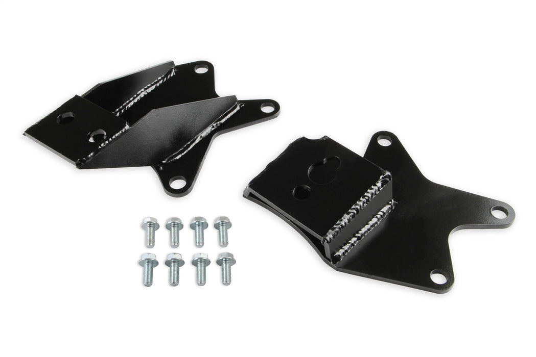 Hooker BHS531 Engine Mount Brackets; Fits w/1966-1972 Mopar B-Body Gen III Hemi Swap; Black; - Truck Part Superstore