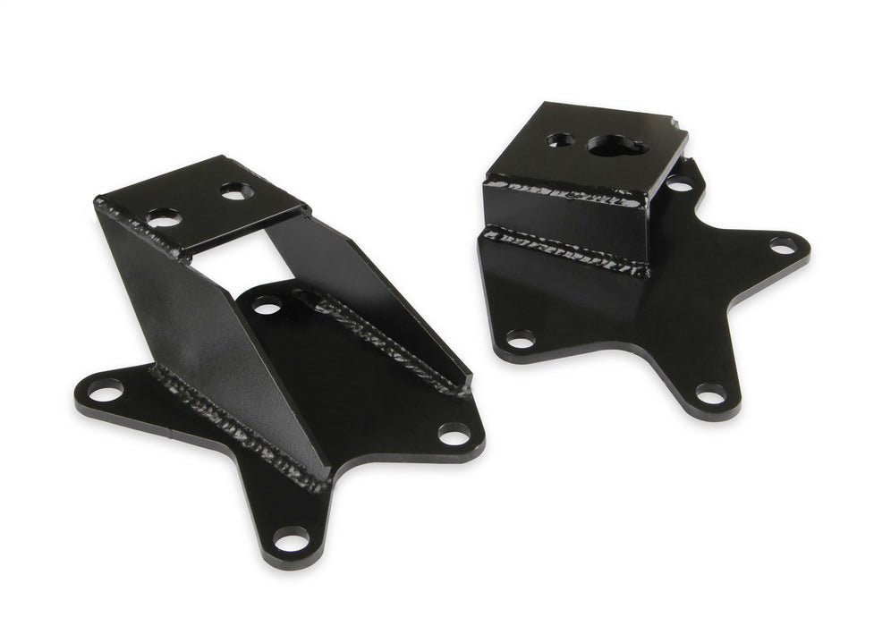 Hooker BHS531 Engine Mount Brackets; Fits w/1966-1972 Mopar B-Body Gen III Hemi Swap; Black; - Truck Part Superstore