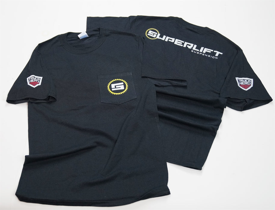 Superlift PC55PL Jet Black Large T-Shirt - Truck Part Superstore