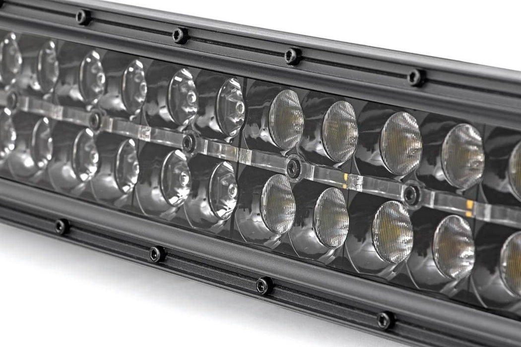 Rough Country 70920BD 20 Inch CREE LED Light Bar Dual Row Black Series w/Cool White DRL Rough Country - Truck Part Superstore