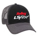 Holley 10370HOL Holley LS Fest Trucker Mesh Hat; Black/Gray; Adjustable; - Truck Part Superstore