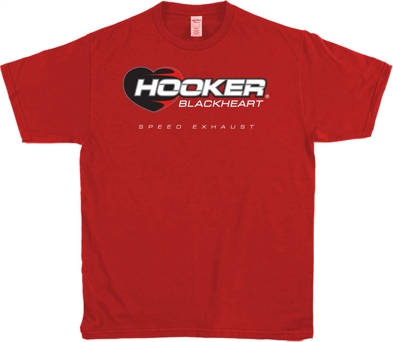 Hooker 10154-LGHKR Hooker T-Shirt; Hooker Blackheart Logo; Red; Large; - Truck Part Superstore