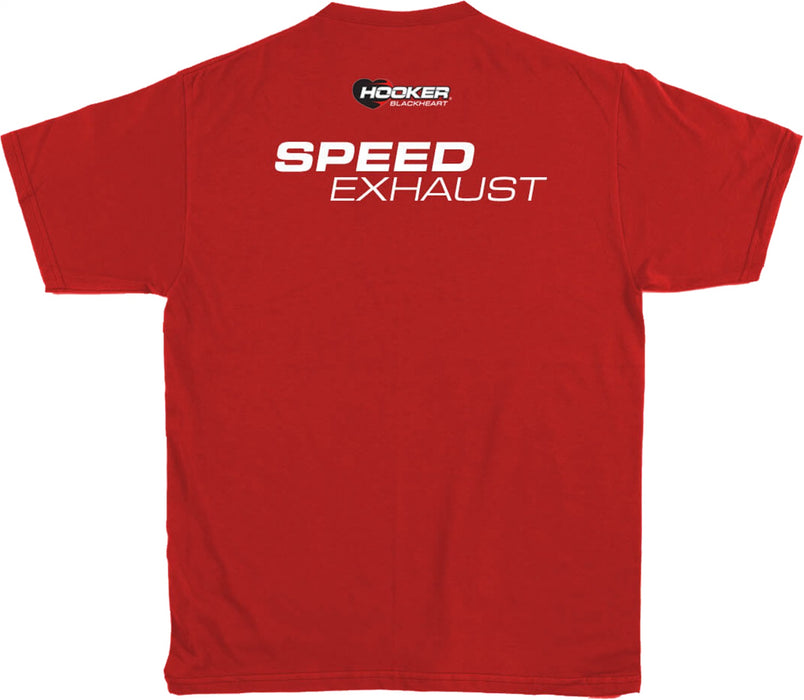 Hooker 10154-LGHKR Hooker T-Shirt; Hooker Blackheart Logo; Red; Large; - Truck Part Superstore