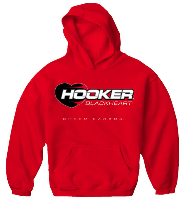 Hooker 10156-XLHKR Blackheart Hoodie; Blackheart Logo; Red; X Large Hooded Sweatshirt; - Truck Part Superstore
