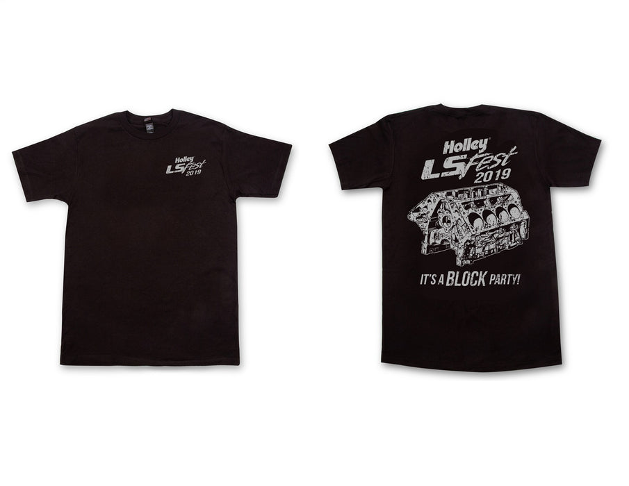 Holley 10234-SMHOL 2019 LS Fest Block Party Tee - Truck Part Superstore
