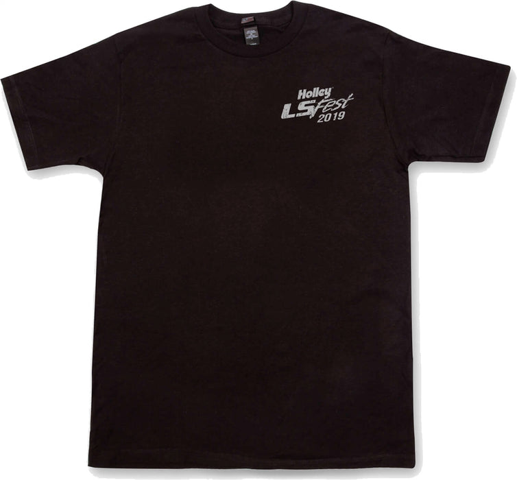 Holley 10195-LGHOL 2019 LS West Block Party Tee; Large; Black; [Available While Supplies Last]; - Truck Part Superstore