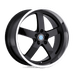 Beyern 1780BYR155120B74 BEBYR 17X8 5X120 G-BLK MIR-LP 15MM - Truck Part Superstore