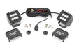 Rough Country 71046 LED Light Ditch Mount 2 Inch Black Series Pair Flood Pattern 21-22 Ford Bronco Rough Country - Truck Part Superstore