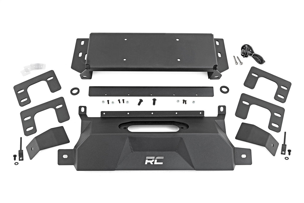 Rough Country 51054A Hidden Winch Mounting Plate - Truck Part Superstore