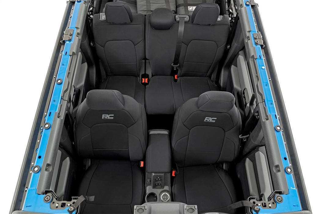 Rough Country 91045 Seat Covers Front and Rear 21-22 Ford Bronco 4-Door Rough Country - Truck Part Superstore