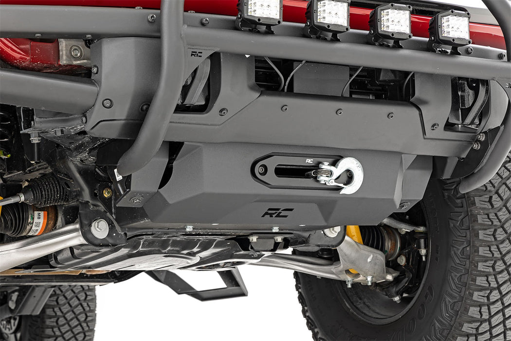 Rough Country 51059 Hidden Winch Mount with 12000S Winch 21-22 Ford Bronco 4WD Rough Country - Truck Part Superstore