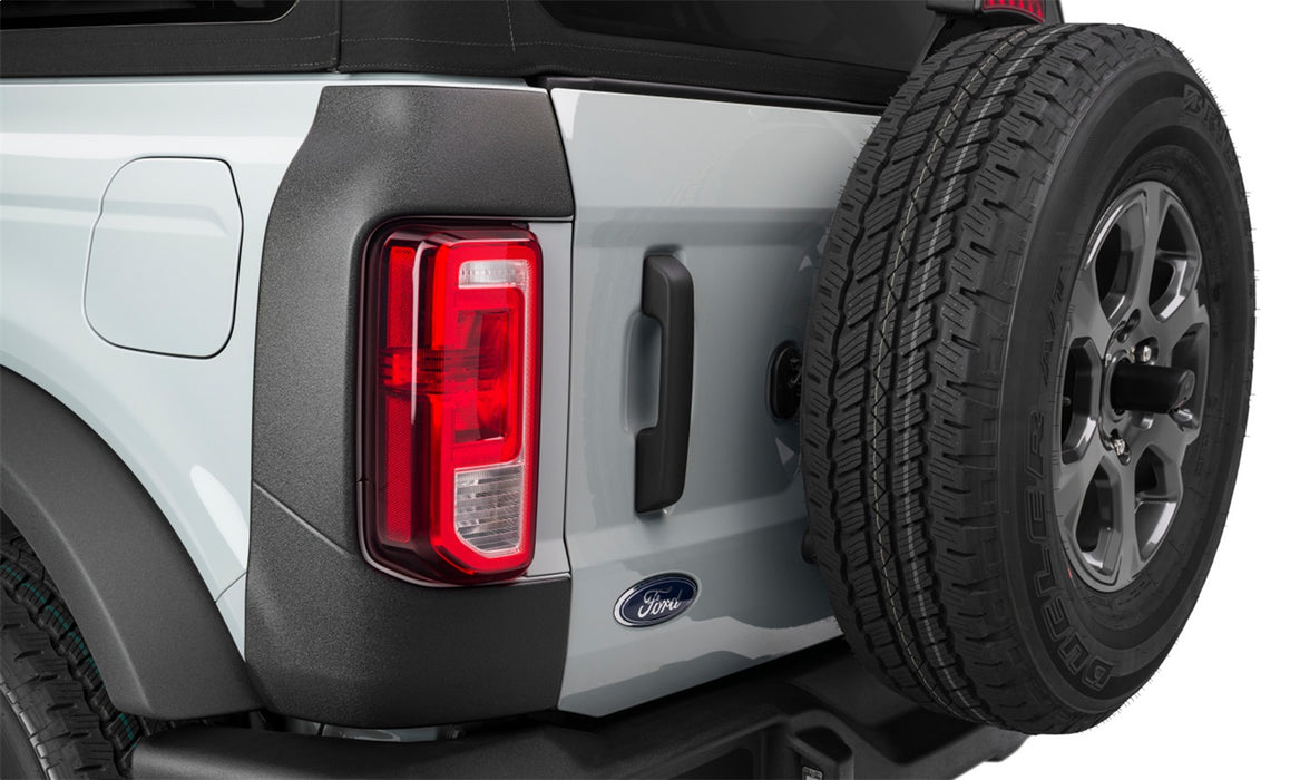 Bushwacker 14124 TrailArmor™ Corner Guard; OE Matte Black; Rear; - Truck Part Superstore