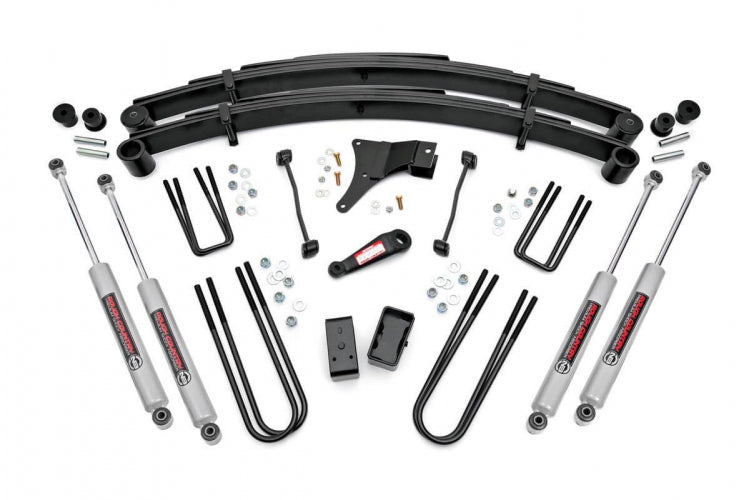 Rough Country 49330 6 Inch Suspension Lift Kit Premium N3 Shocks 99 Ford F-250 /F-350 Super Duty Rough Country - Truck Part Superstore