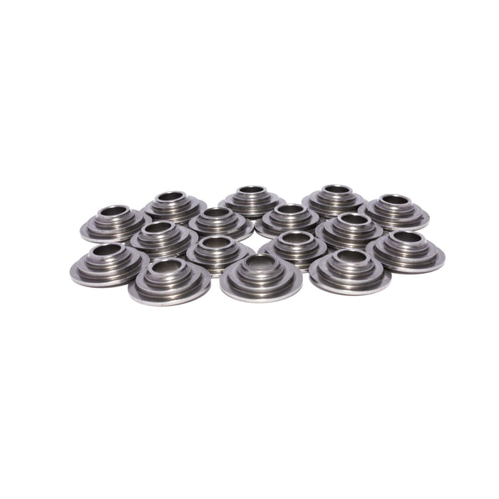 COMP Cams 1738-16 7 Degree Tool Steel Retainer Set of 16 for 7245 Dual Conical Springs - Truck Part Superstore