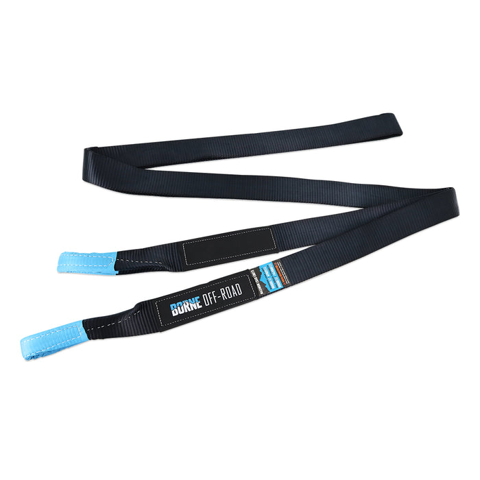 Mishimoto BNTW-3-30 Borne Off-Road Tow Strap, 3 in, 30 Feet - Truck Part Superstore