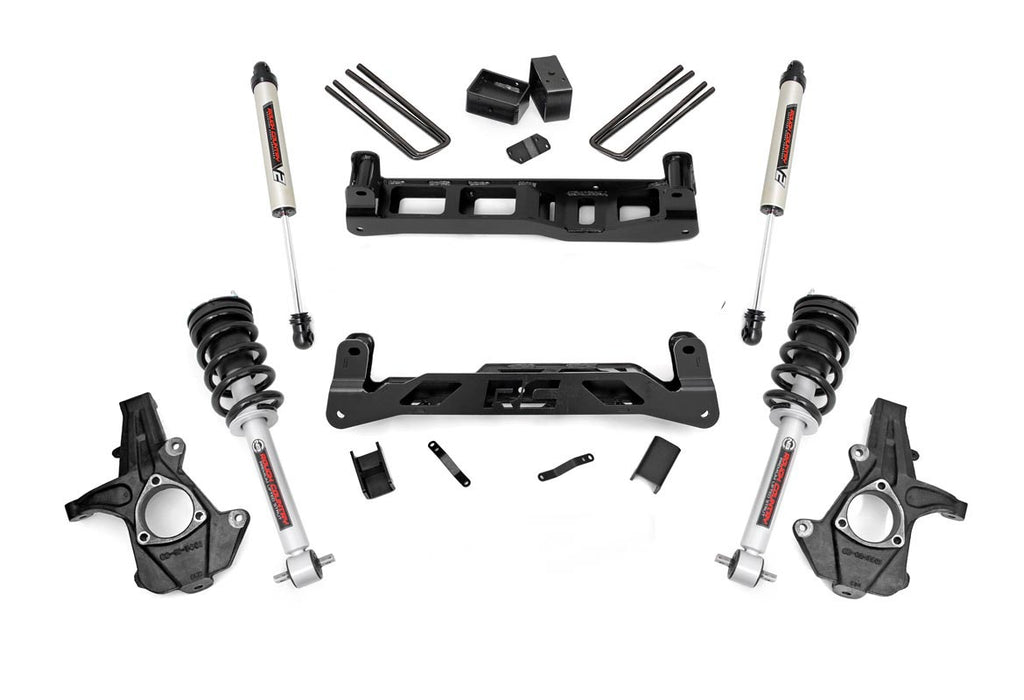 Rough Country 26371 7.5 Inch Suspension Lift Kit w/V2 Shocks & Struts 07-13 Silverado/Sierra 1500 Rough Country - Truck Part Superstore