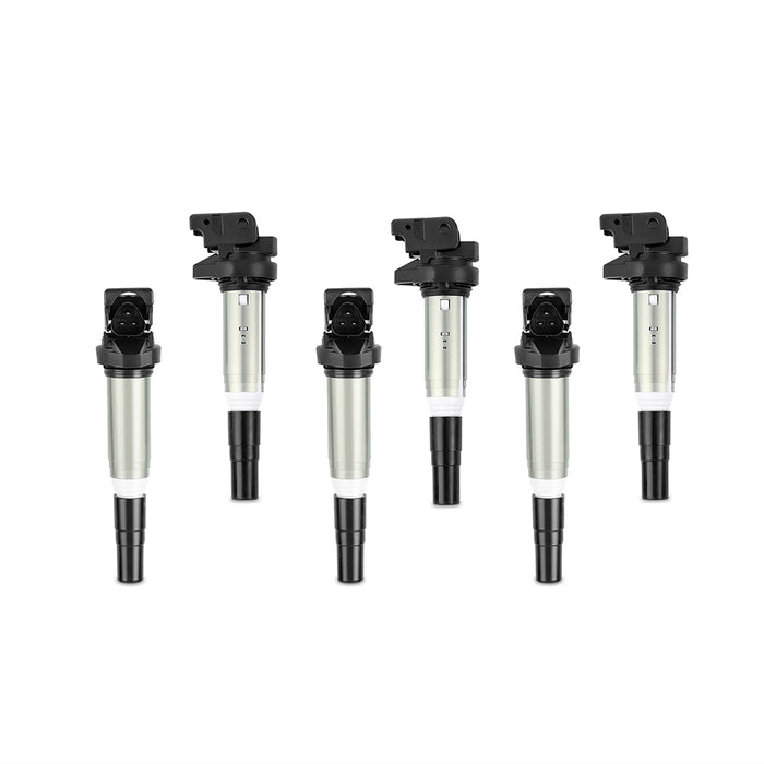 Mishimoto MMIG-BMW-0206 Ignition Coil, fits BMW M54, N20, N52, N54, N55, N62, S54, S62 2002+, Set of 6 - Truck Part Superstore
