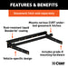CURT 60631 Under-Bed Gooseneck Installation Brackets; Select Silverado; Sierra C/K - Truck Part Superstore