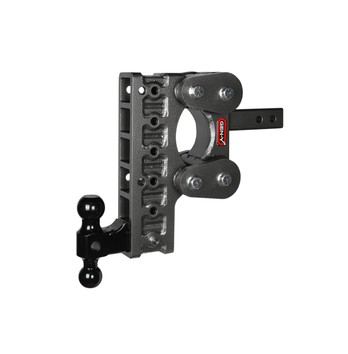 GEN-Y Hitch GH-1216 The BOSS TORSION-FLEX 2" Shank 10" Drop 1.7K TW 16K Hitch & GH-051 Dual-Ball - Truck Part Superstore