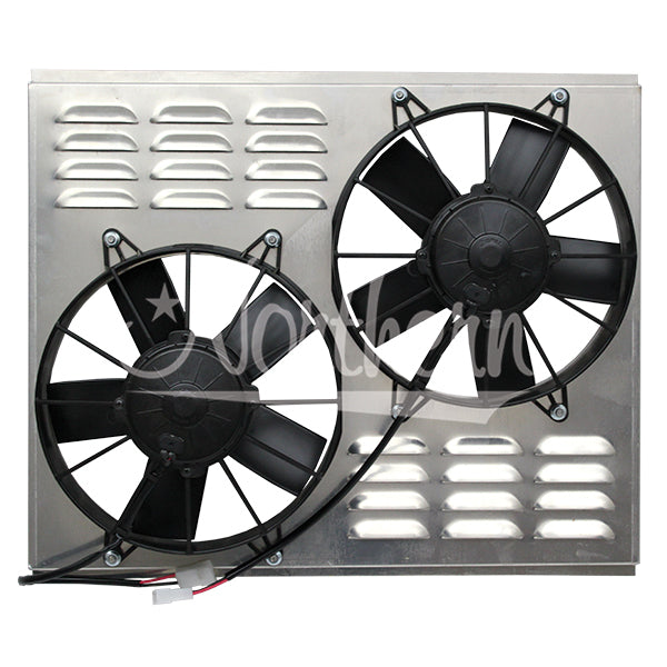 Northern Radiator Z40093 Auxiliary Engine Cooling Fan Assembly - Truck Part Superstore