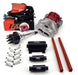 FAST 3012350-05 XFI 2.0 Chevrolet Small Block EFI Kit w/ Red Throttle Body and 550 HP Pump - Truck Part Superstore
