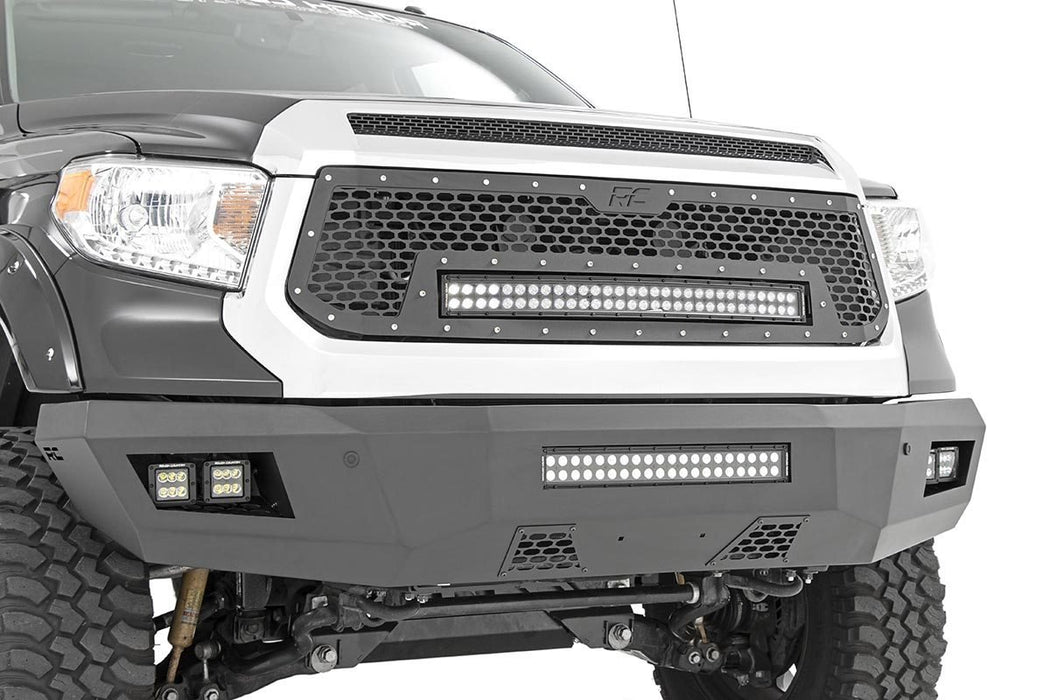 Rough Country 10777 Tundra Heavy-Duty Front LED Bumper 14-20 Tundra Rough Country - Truck Part Superstore