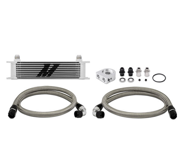 Mishimoto MMOC-U 10-Row Universal Oil Cooler Kit - Truck Part Superstore