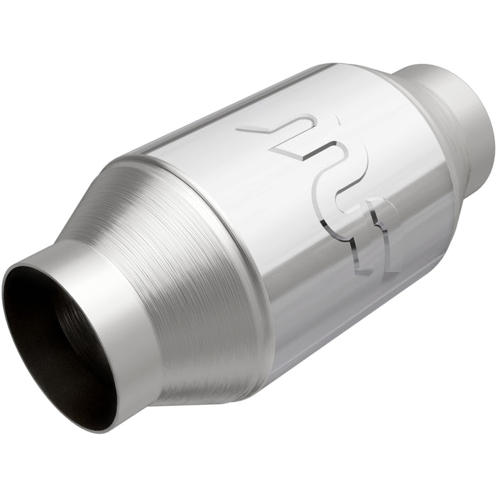 MagnaFlow Exhaust Products 69006 Premium Metallic Universal Catalytic Converter-2.50in. - Truck Part Superstore