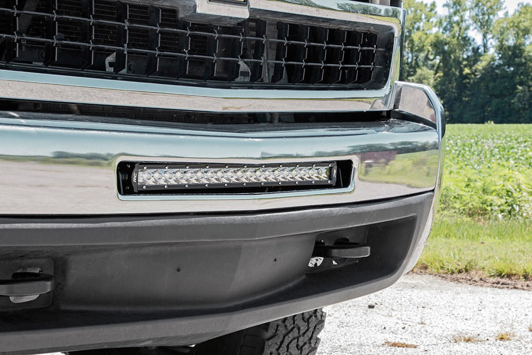Rough Country 70523 Chevrolet 20 Inch Single Row LED Bumper Mount 07-13 Silverado 1500 Rough Country - Truck Part Superstore