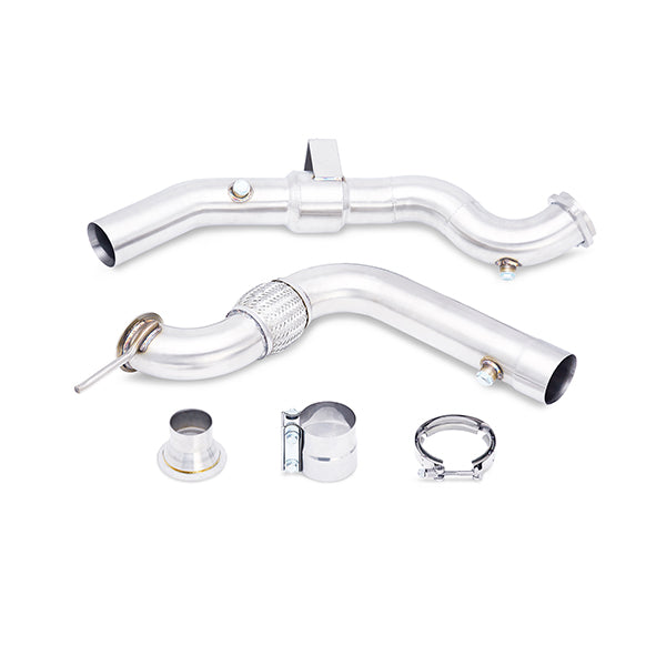 Mishimoto MMDP-MUS4-15CAT Catted Downpipe, fits Ford Mustang EcoBoost 2015+ - Truck Part Superstore