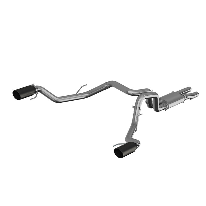 MBRP S5264409 3 Inch Exhaust Resonator Back Dual Rear Exit T409 Stainless Steel For 17-20 Ford F-150 Raptor 3.5L EcoBoost MBRP - Truck Part Superstore