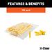 CURT 59423 CURT 59423 12-10 Gauge Yellow Vinyl-Insulated Wire Butt Connectors; 100-Pack - Truck Part Superstore