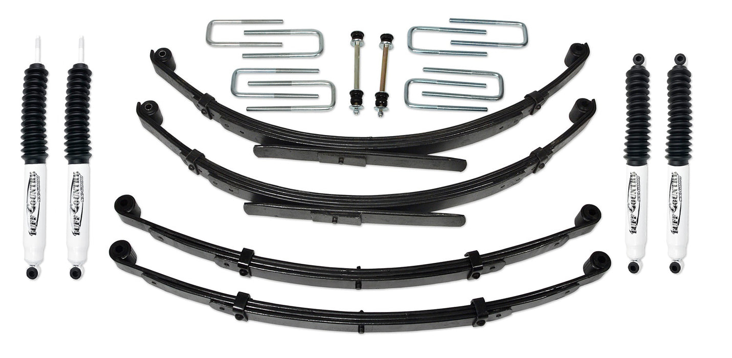 Tuff Country 53701KH 3.5 Inch Lift Kit 79-85 Toyota Truck with Rear Leaf Springs w/ SX6000 Shocks Tuff Country - Truck Part Superstore