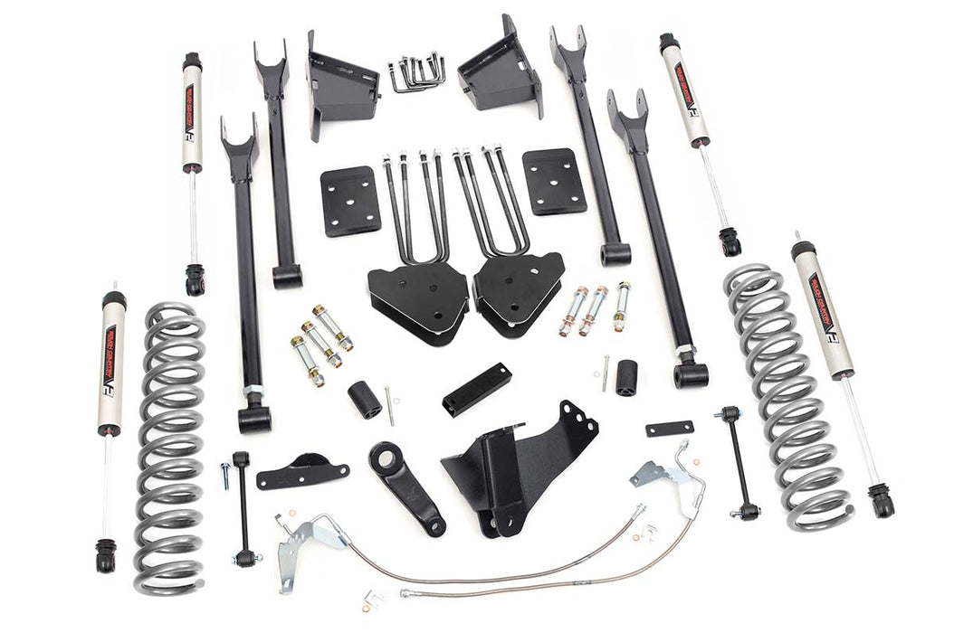 Rough Country 59270 8 Inch Suspension Lift Kit 4-Link w/V2 Shocks 08-10 F-250/350 4WD Rough Country - Truck Part Superstore