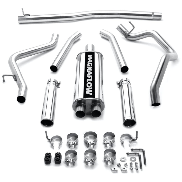 MagnaFlow Exhaust Products 16622 Street Series Stainless Cat-Back System - Truck Part Superstore