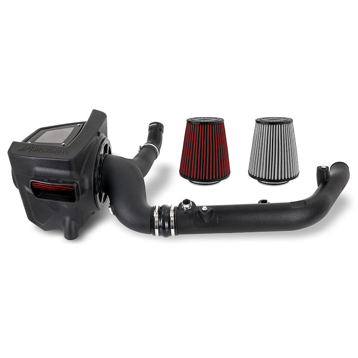 Mishimoto MMAI-BR27-21 Performance Air Intake, Ford Bronco 2.7L EcoBoost 2021+, Oiled Washable Filter - Truck Part Superstore