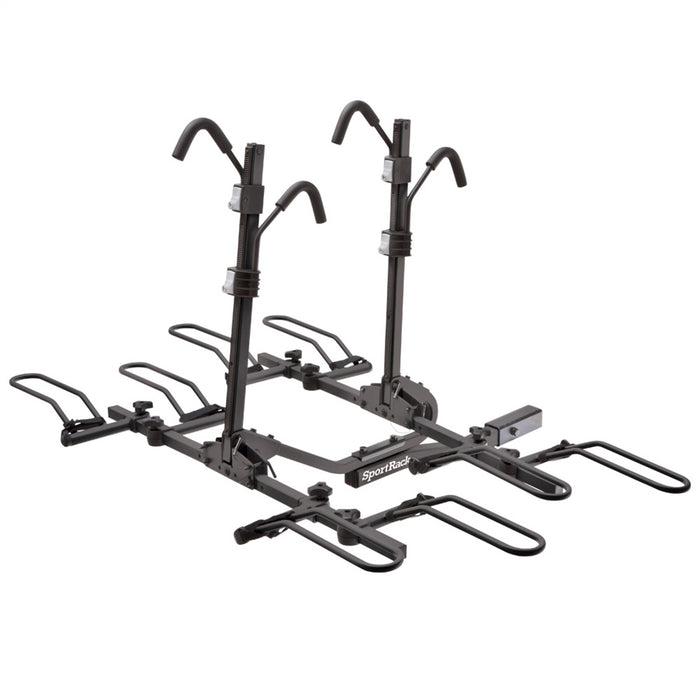 SportRack SR2902BLR SportRack® Crest 4 Hitch Mounted Bike Carrier; Locking; Black; - Truck Part Superstore