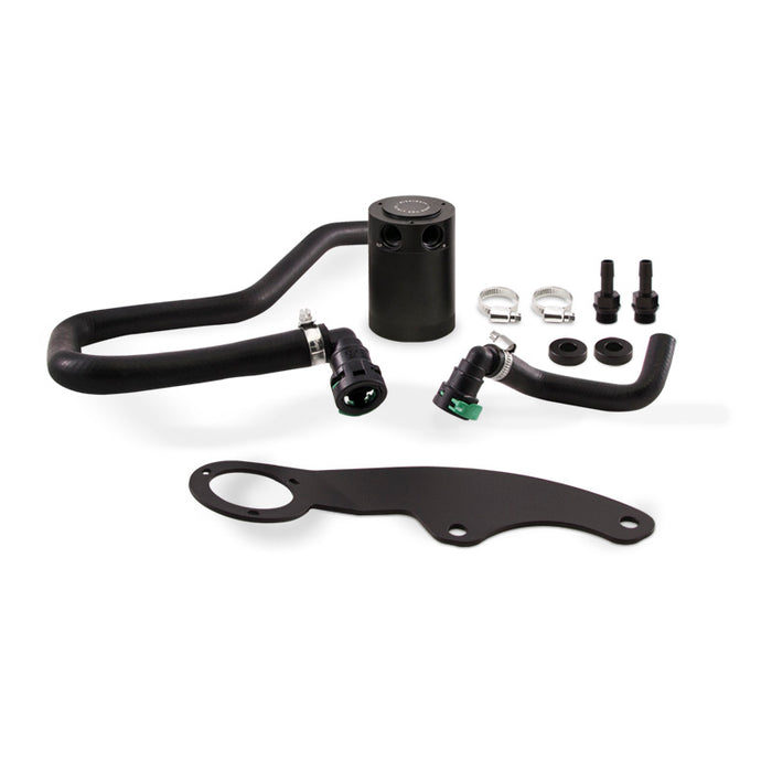 Mishimoto MMBCC-MUS8-11PBE2 Baffled Oil Catch Can Kit, PCV Side, fits Ford Mustang GT 2011-2014 - Truck Part Superstore