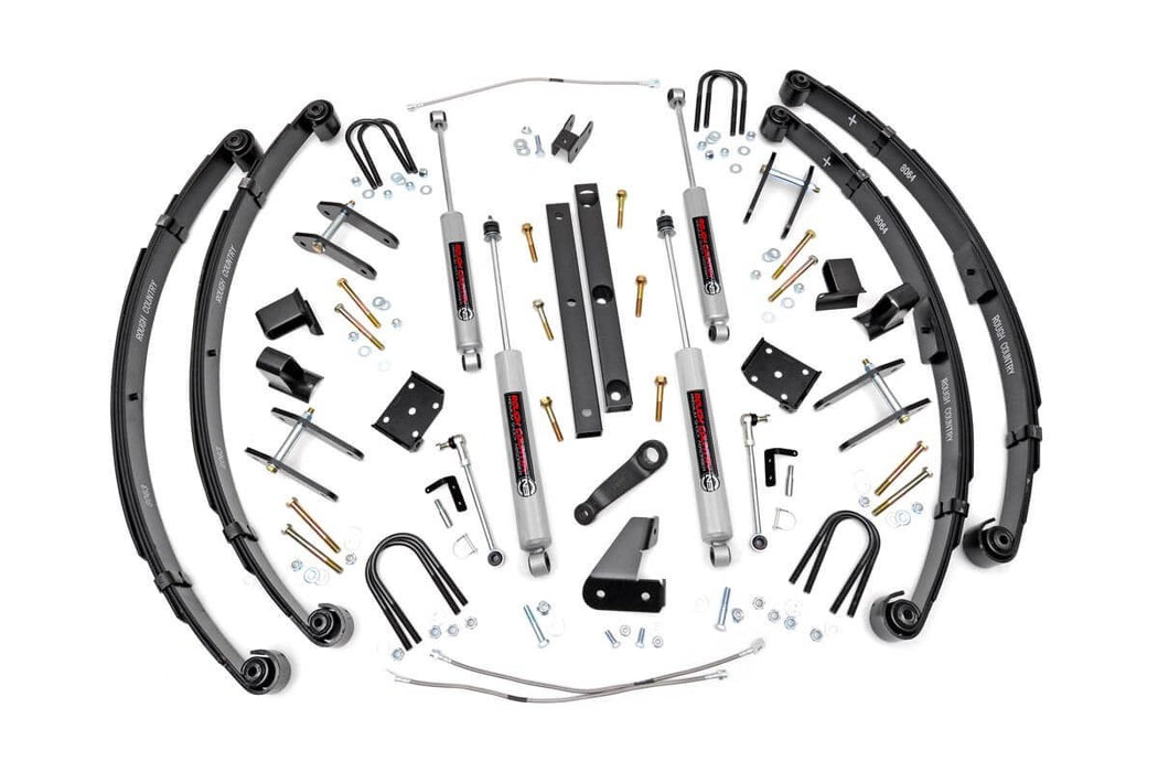 Rough Country 617.20 X-Series Suspension Lift Kit w/Shocks; 4.5 in. Lift; - Truck Part Superstore