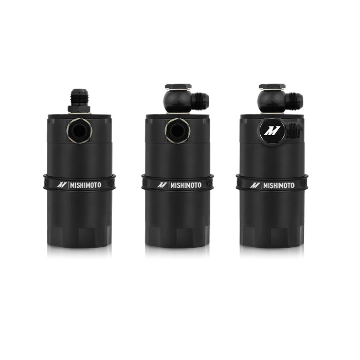 Mishimoto MMBCC-UNI-BK Mishimoto Baffled Oil Catch Can, Black - Truck Part Superstore