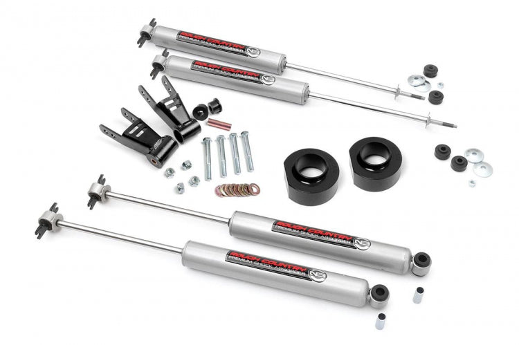 Rough Country 68030 1.5 Inch Suspension Lift Kit 84-01 Jeep Cherokee XJ Rough Country - Truck Part Superstore