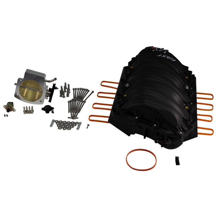 FAST 146202B-KIT LSXr 102mm LS7 Intake Manifold + 102mm Big Mouth Billet Throttle Body Kit - Truck Part Superstore